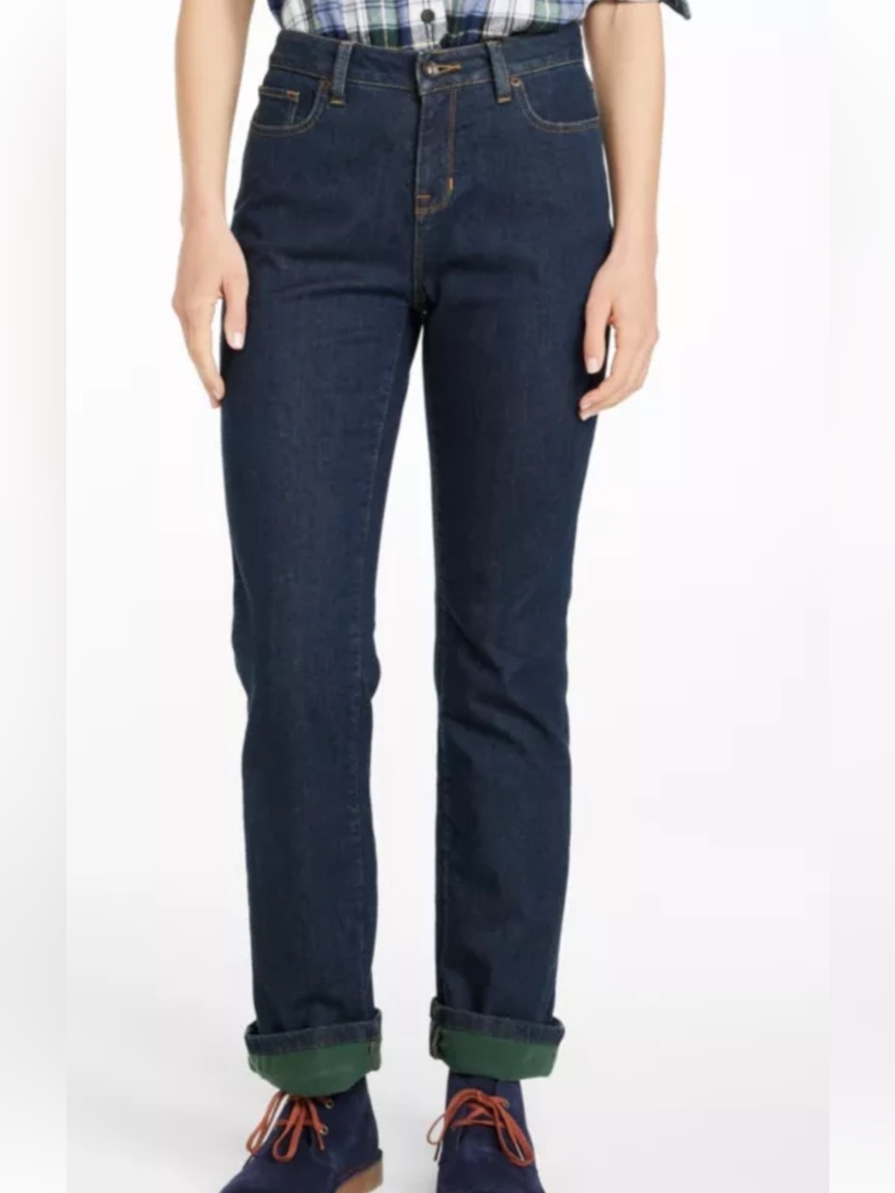 L.L.Bean Favorite Fit Fleece Lined Jeans